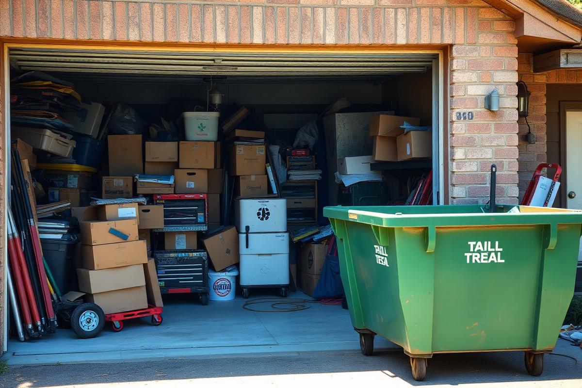 Garage Cleanout Dumpster Rental in Albuquerque, New Mexico